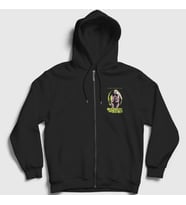 Presmono Unisex Siyah Anton Film No Country For Old Men Fermuarlı Kapüşonlu Sweatshirt 247753tt