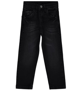 Civil Boys Basic Çizgili 6-9 Yaş Pantolon Kot - Gri