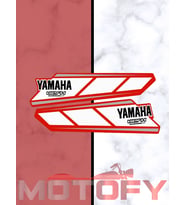YAMAHA R25 KUYRUK STİCKER YENİ MODEL KIRMIZI