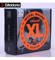 Daddario Exl110-10p Elektro Gitar Tel Seti (10 Set), Xl, 10-46, Nickel