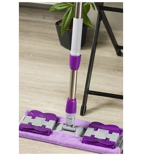 Yedek Bez Hediyeli Mikrofiber Fayans ve Duvar Yüzeyi Temizleme Mop