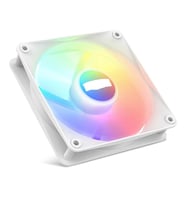 BUBALUS B-120W Beyaz 12cm Kasa İçi Uyumlu Rainbow Işıklı Fan