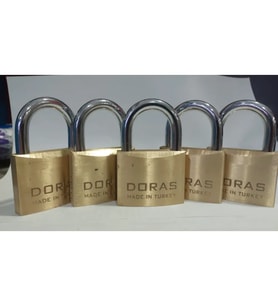 Ersa Doras 50 Mm  5 li Sarı Pas Sistem Asma Kilit