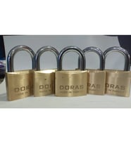 Ersa Doras 50 Mm  5 li Sarı Pas Sistem Asma Kilit
