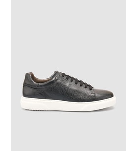 %100 Hakiki Deri Siyah Erkek Sneaker