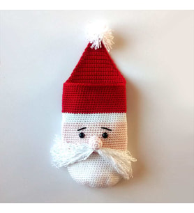 Dekoratif Yılbaşı Çorabı Amigurumi Organik Oyuncak