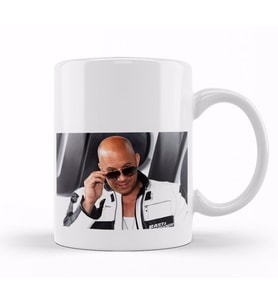Vin Diesel Julinho da Van Kupa Bardak Porselen