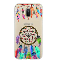 PrintiFy Samsung Galaxy J7 Duo ile Uyumlu 1mm Slim Fit Nazar Boncuğu 6 Baskılı Şeffaf  Kılıf