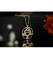 Sevgiyle Kilitli Kolye (Rose - Gold)
