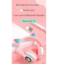STN-28 Pembe Kulak Üstü Kablosuz Bluetooth Kulaklık