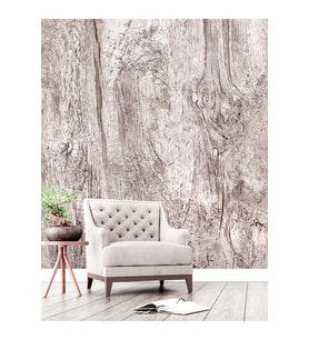 Dreamwall Gri Yaşlı Ağaç Desenli Isı Ve Ses Yalıtımlı Sağlıklı Tekstil Duvar Kağıdı