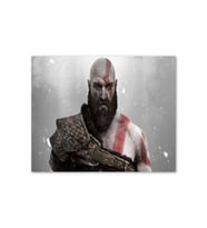 Ahşap Tablo God Of War Kratos (25x35 Cm Boyut)
