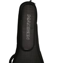 Madison MDGB4-BKGR Akustik Gitar Kılıfı (Profesyonel - Heavy Duty)  15mm TSE Standartlarında Koruyucu Ped, Kauçuklu Su Geçirmez Dış Kumaş, 4mm Peluş İç Astar  Uyum: 4/4 Tam Boy Akustik Gitarlar