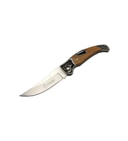 Columbia A3209c Açık Kahverengi Kamp 22,5cm- Manuel, Geyik Işlemeli, Kemerlikli,ahşap Sap