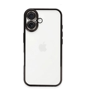 Apple İphone 16 Plus Kılıf Razer Lensli Silikon - Siyah