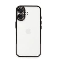 Apple İphone 16 Plus Kılıf Razer Lensli Silikon - Siyah