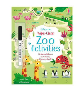 Wipe-Clean Zoo Activities Usborne Publishing
