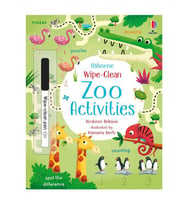 Wipe-Clean Zoo Activities Usborne Publishing