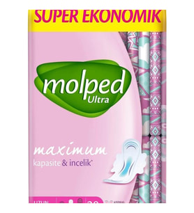Molped Ultra Anatomik Uzun Ped Süper Eko 20 Adet