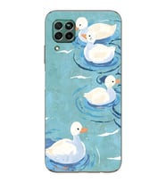 Huawei P40 Lite Uyumlu Baskılı Yumuşak Silikon Şeffaf Telefon Kılıfı