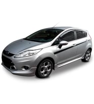 Ford Fiesta (2014-2016) Yan Marşpiyel Seti (Plastik)