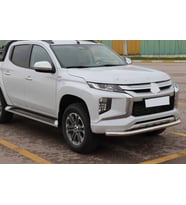 Ford Ranger Uyumlu Ön Tampon Koruma Demiri Krom Tekli Bıyık 2006+ Pst19 Parça