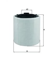 MAHLE LX2831 Hava Filtresi 6R0129607C 6R0129620A