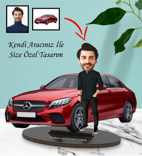 Kendi Aracınız ile Size Özel Karikatür Tasarım Biblo