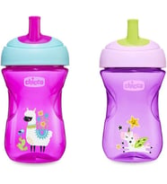 Pipetli Eğitim Bardağı (Pembe/Mor)