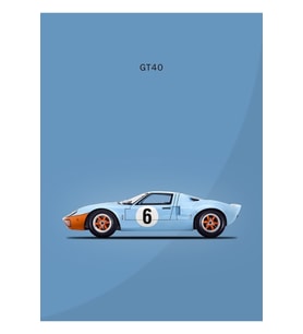 Gt40 Tablo Ahşap Poster Dekoratif