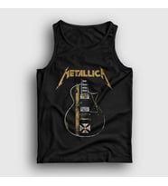 Presmono Unisex Siyah Guitar Metallica Atlet 66621tt