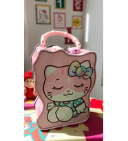 ŞİRİN METAL HELLO KİTY KUMBARA KİLİT  KORUMALI (Pudra Pembe)
