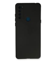TCL 20 SE Kılıf First Silikon - Siyah