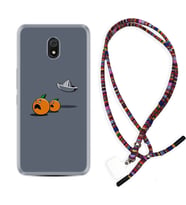 Xiaomi Redmi 8A 8 Pro 9C 9T 10C 11T Pro Kılıf Boyun Asklı Rasta Silikon Orange Escape 1374