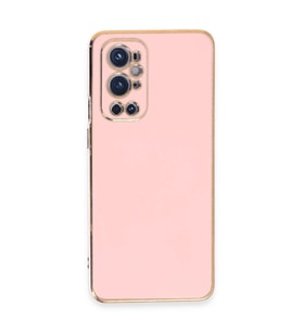 One Plus 9 Pro Kılıf Volet Silikon - Pembe