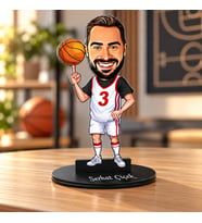 Kişiye Özel Basketbol Tasarım Karikatür Biblo
