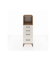 Kronos Dolap Tek Raflı 4 Çekmeceli 44x59x134 Çam-Aytaşı