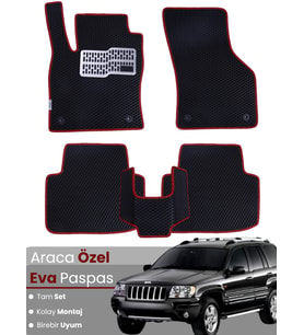 JEEP GRAND CHEROKEE (1999-2005) Uyumlu EVA Paspas Tam Set–Araca Özel,Kolay Montaj,Su Geçirmez