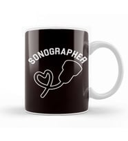 Sonographer Ultrasound Echography Sonography Hospital Doctor Kupa Bardak Porselen