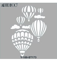 ARTDECO STENCİL 30X30CM BALONLAR 173