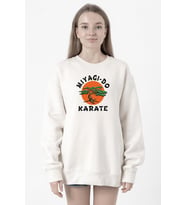 Cobra Kai Miyagi Do Karate Beyaz Kadın 2ip Sweatshirt