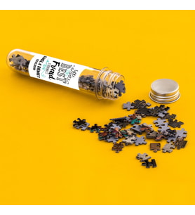 Sıkı Dostlara Hediyelik İsim Yazılı Kapsül Şişeli Mini Puzzle