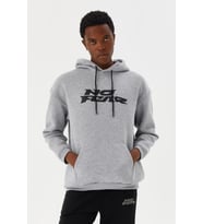 No Fear Erkek Sweatshirt Kapüşonlu Gri Melanj M500271