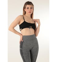 DoReMi Seamless Ayarlanabilir Askılı Büstiyer (Siyah)