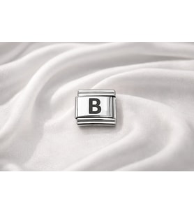 B Harfi Charm – Çelik Harfli Bileklik Aksesuarı, Kişiye Özel Modüler Takı