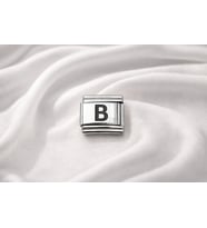 B Harfi Charm – Çelik Harfli Bileklik Aksesuarı, Kişiye Özel Modüler Takı