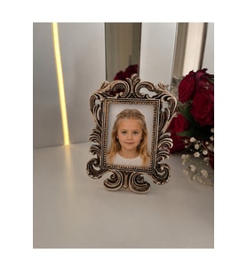 OYMALI ESKiTME VESİKALIK FOTOĞRAF ÇERÇEVESİ