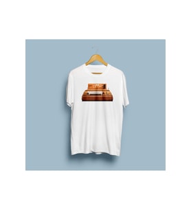 Oversize Nostaljik Bilgisayar Baskılı Unisex T-shirt