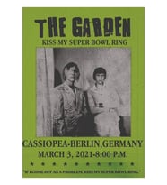 The Garden Band Kiss My Super Bowl Yüzük Tablo Ahşap Poster Dekoratif