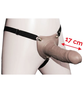Külotlu belden bağlamalı içi boş penis kayganlaştırıcı yağ, parmak kılıfı hediye
